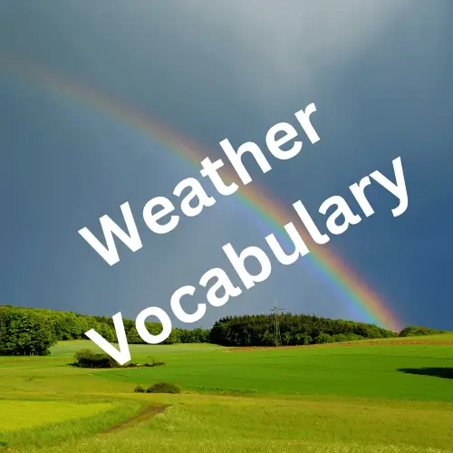 Weather Vocabulary